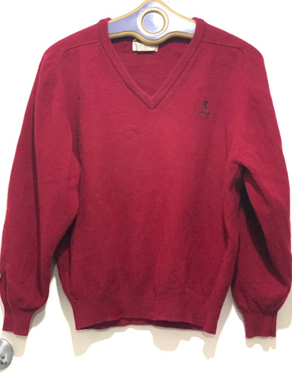 VINTAGE PRINGLE OF SCOTLAND V-NECK WOOL SWEATERS SIZE S